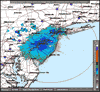 Base Reflectivity image from Fort Dix