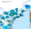 Composite Base Reflectivity image from the Northeastern USA