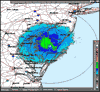 Base Reflectivity image from Dover AFB