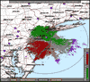 Base Reflectivity image from Fort Dix