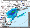 Base Reflectivity image from Fort Dix