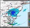 Base Reflectivity image from Dover AFB