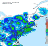 Composite Base Reflectivity image from the Northeastern USA