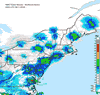 Composite Base Reflectivity image from the Northeastern USA