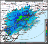 Base Reflectivity image from Fort Dix