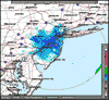 Base Reflectivity image from Fort Dix