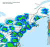 Composite Base Reflectivity image from the Northeastern USA