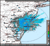 Base Reflectivity image from Dover AFB