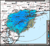 Base Reflectivity image from Fort Dix