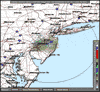 Base Reflectivity image from Fort Dix