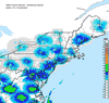 Composite Base Reflectivity image from the Northeastern USA