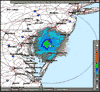 Base Reflectivity image from Dover AFB