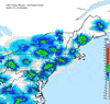 Composite Base Reflectivity image from the Northeastern USA