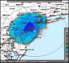 Base Reflectivity image from Fort Dix