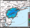 Base Reflectivity image from Fort Dix