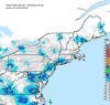 Composite Base Reflectivity image from the Northeastern USA