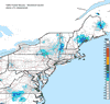 Composite Base Reflectivity image from the Northeastern USA