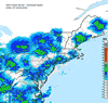 Composite Base Reflectivity image from the Northeastern USA