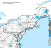 Composite Base Reflectivity image from the Northeastern USA