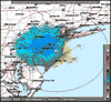 Base Reflectivity image from Fort Dix