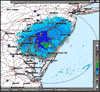 Base Reflectivity image from Dover AFB