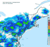 Composite Base Reflectivity image from the Northeastern USA