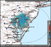 Base Reflectivity image from Dover AFB