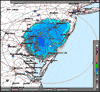 Base Reflectivity image from Dover AFB