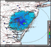 Base Reflectivity image from Dover AFB