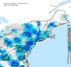 Composite Base Reflectivity image from the Northeastern USA