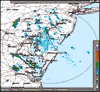 Base Reflectivity image from Dover AFB