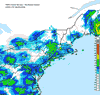 Composite Base Reflectivity image from the Northeastern USA