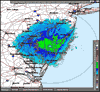 Base Reflectivity image from Dover AFB