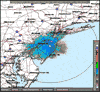 Base Reflectivity image from Fort Dix