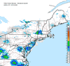 Composite Base Reflectivity image from the Northeastern USA