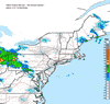 Composite Base Reflectivity image from the Northeastern USA