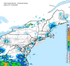 Composite Base Reflectivity image from the Northeastern USA