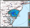 Base Reflectivity image from Dover AFB