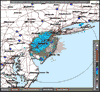 Base Reflectivity image from Fort Dix