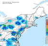 Composite Base Reflectivity image from the Northeastern USA