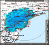 Base Reflectivity image from Fort Dix