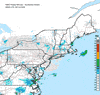 Composite Base Reflectivity image from the Northeastern USA