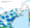 Composite Base Reflectivity image from the Northeastern USA