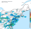 Composite Base Reflectivity image from the Northeastern USA