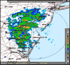 Base Reflectivity image from Dover AFB