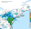 Composite Base Reflectivity image from the Northeastern USA