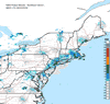 Composite Base Reflectivity image from the Northeastern USA