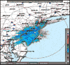 Base Reflectivity image from Fort Dix