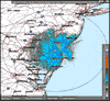 Base Reflectivity image from Dover AFB