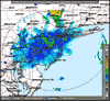 Base Reflectivity image from Fort Dix